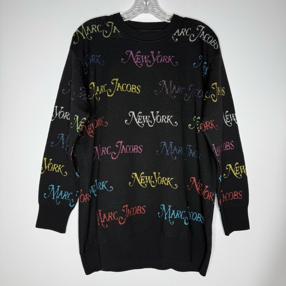 Marc Jacobs x New York Magazine Rainbow Logo Sweater size XS NWT - Picture 2 of 7